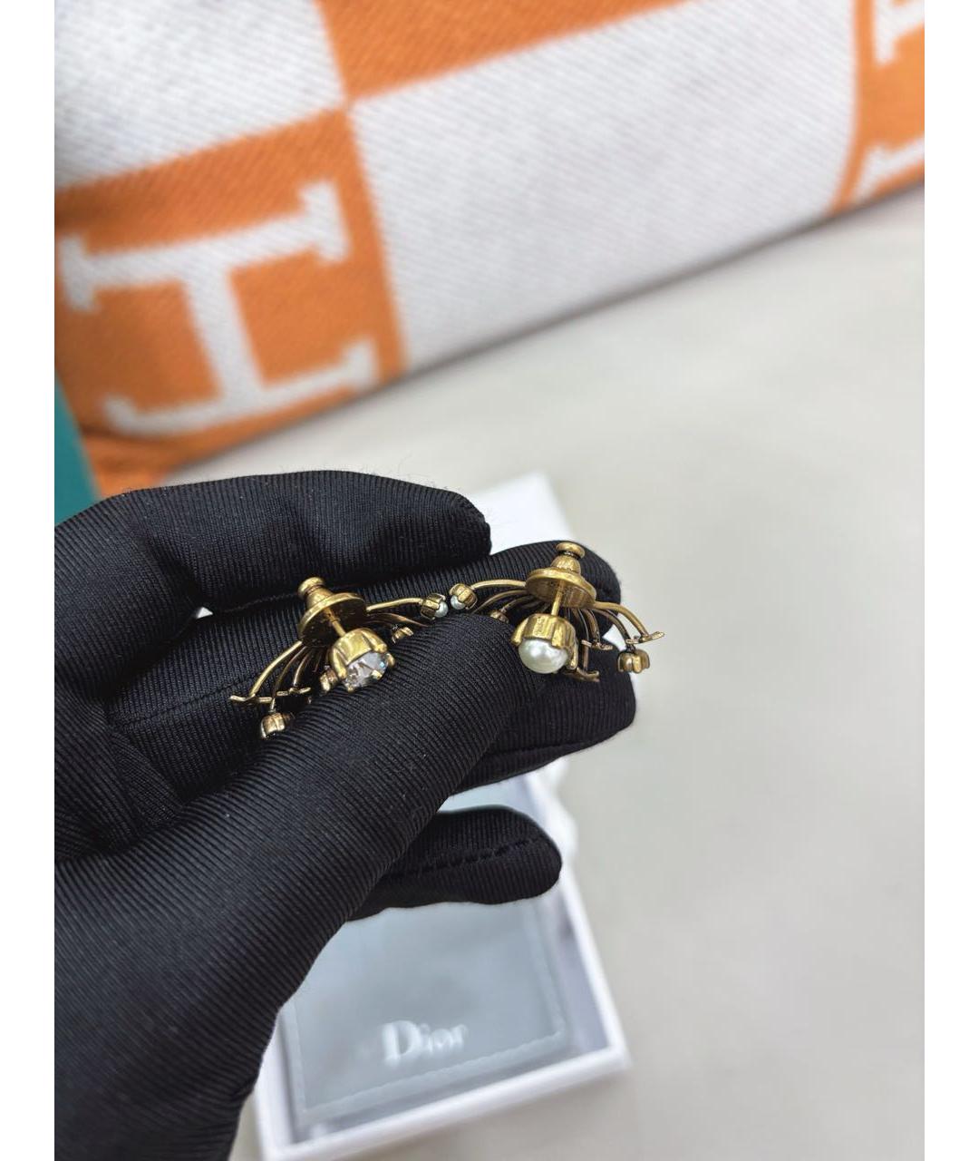 CHRISTIAN DIOR Золотые серьги, фото 5