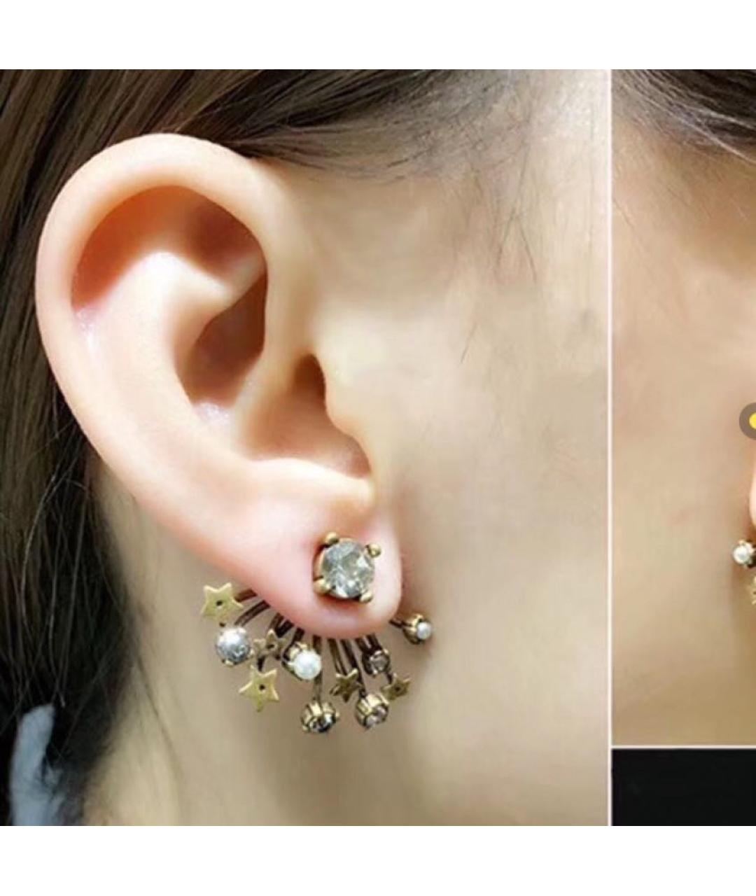 CHRISTIAN DIOR Золотые серьги, фото 7