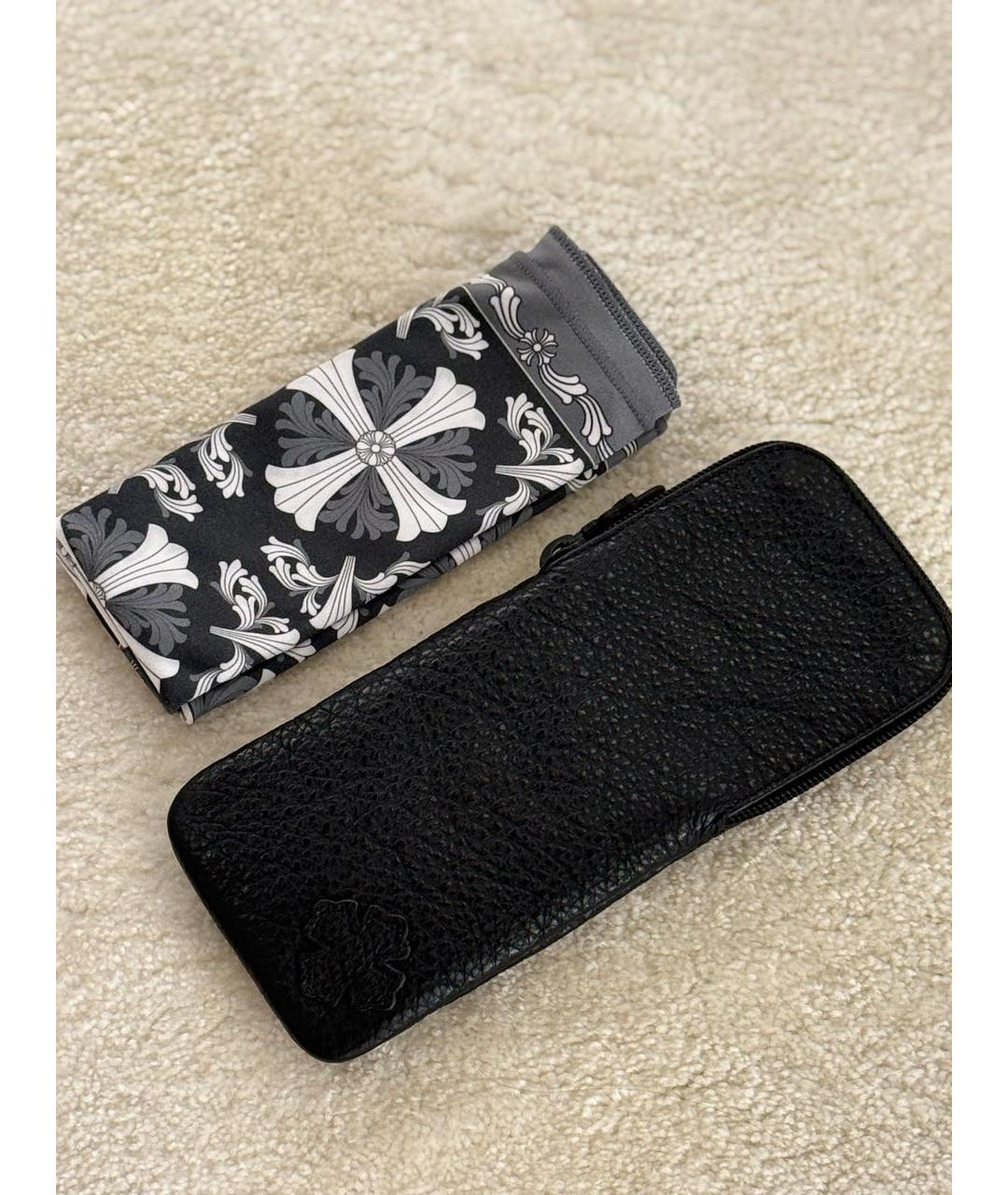 CHROME HEARTS Коричневые металлические солнцезащитные очки, фото 4