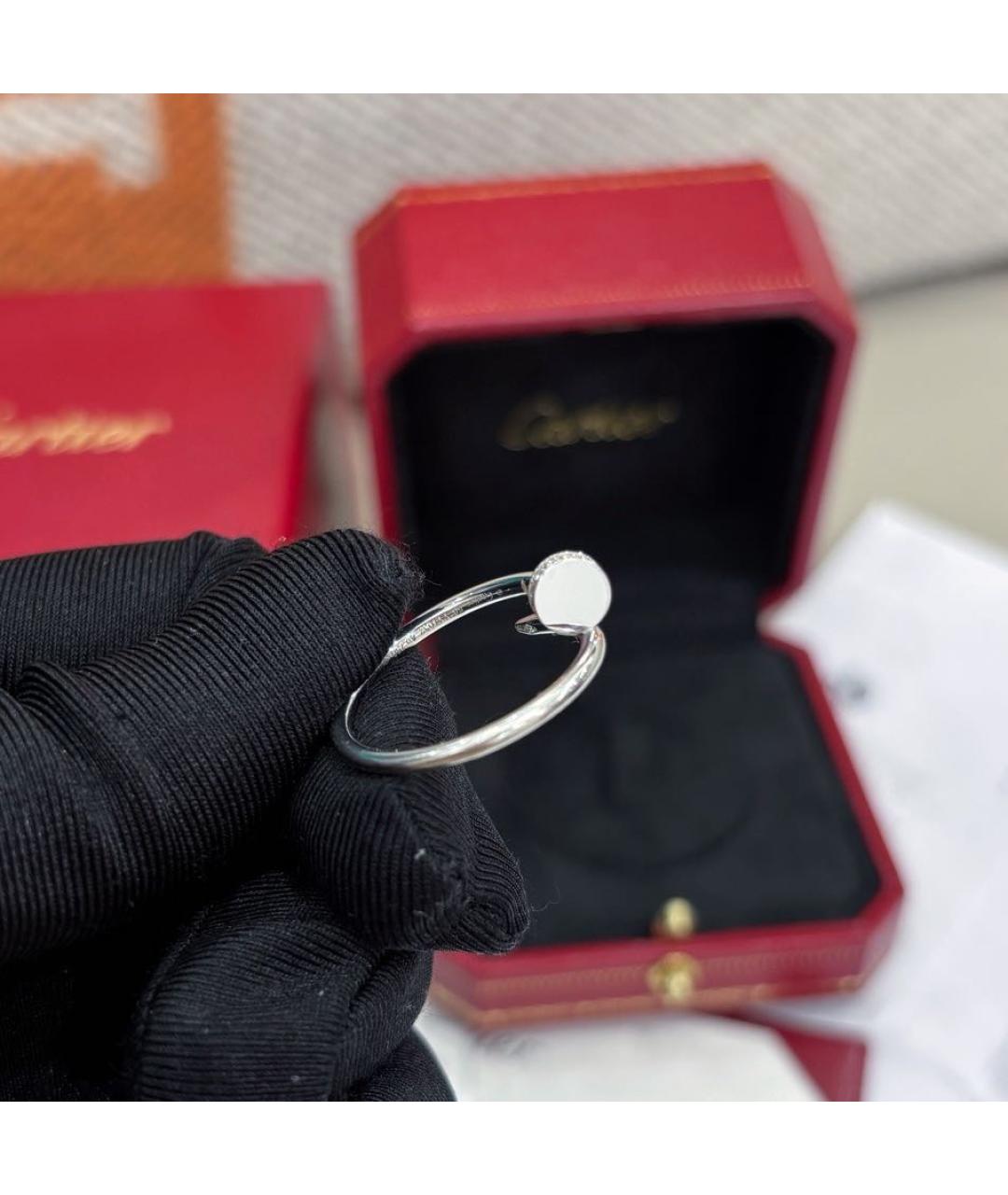 CARTIER Белое кольцо из белого золота, фото 5