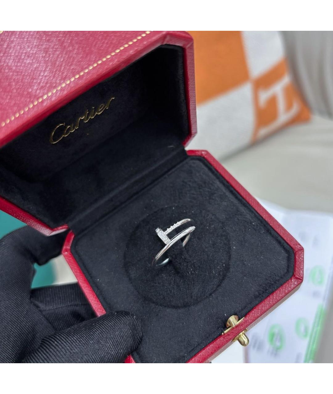 CARTIER Белое кольцо из белого золота, фото 3