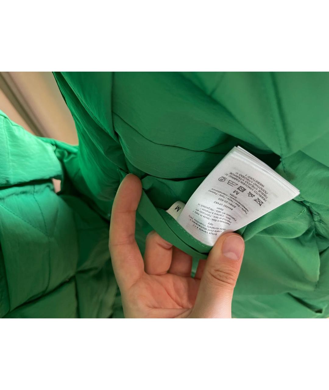 BOTTEGA VENETA Зеленый полиэстеровый жилет, фото 6