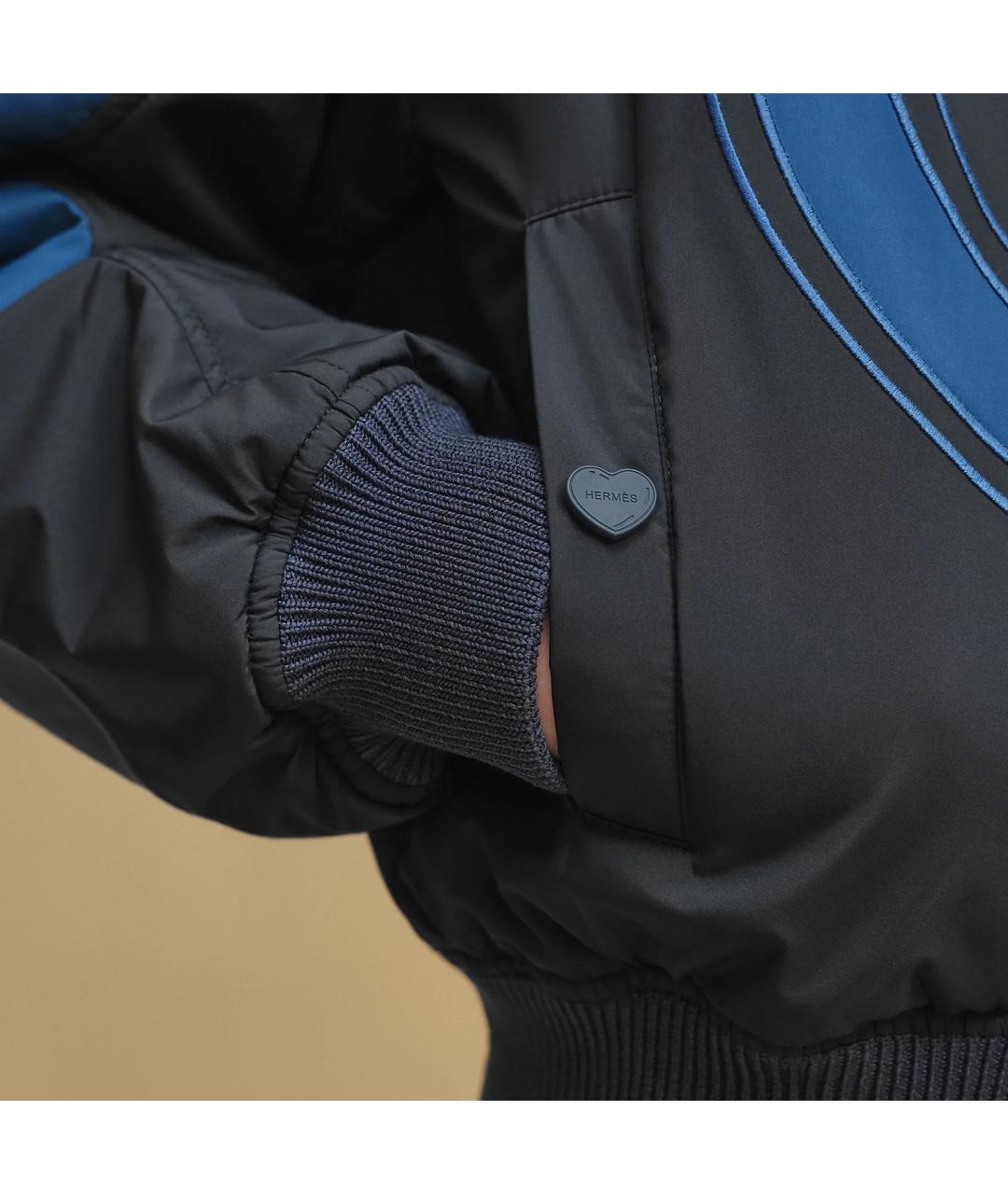 HERMES Черная полиэстеровая куртка, фото 6