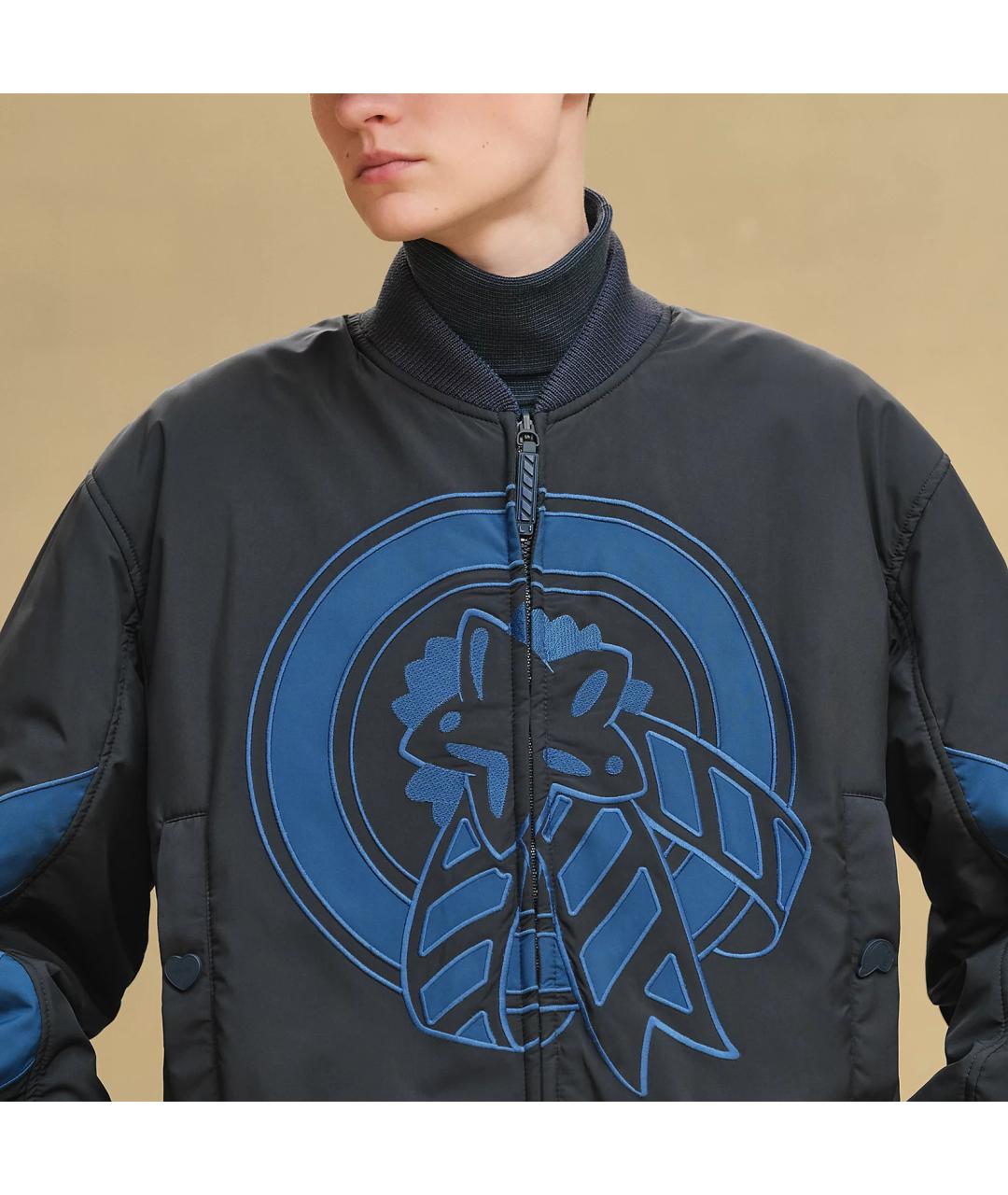 HERMES Черная полиэстеровая куртка, фото 5