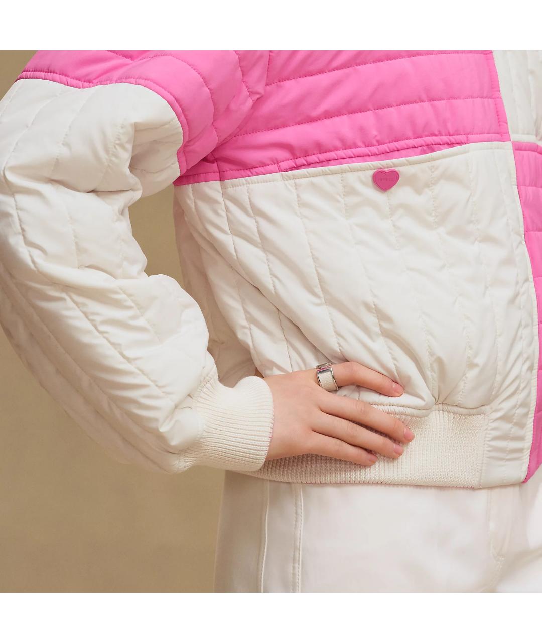 HERMES Белая полиэстеровая куртка, фото 5