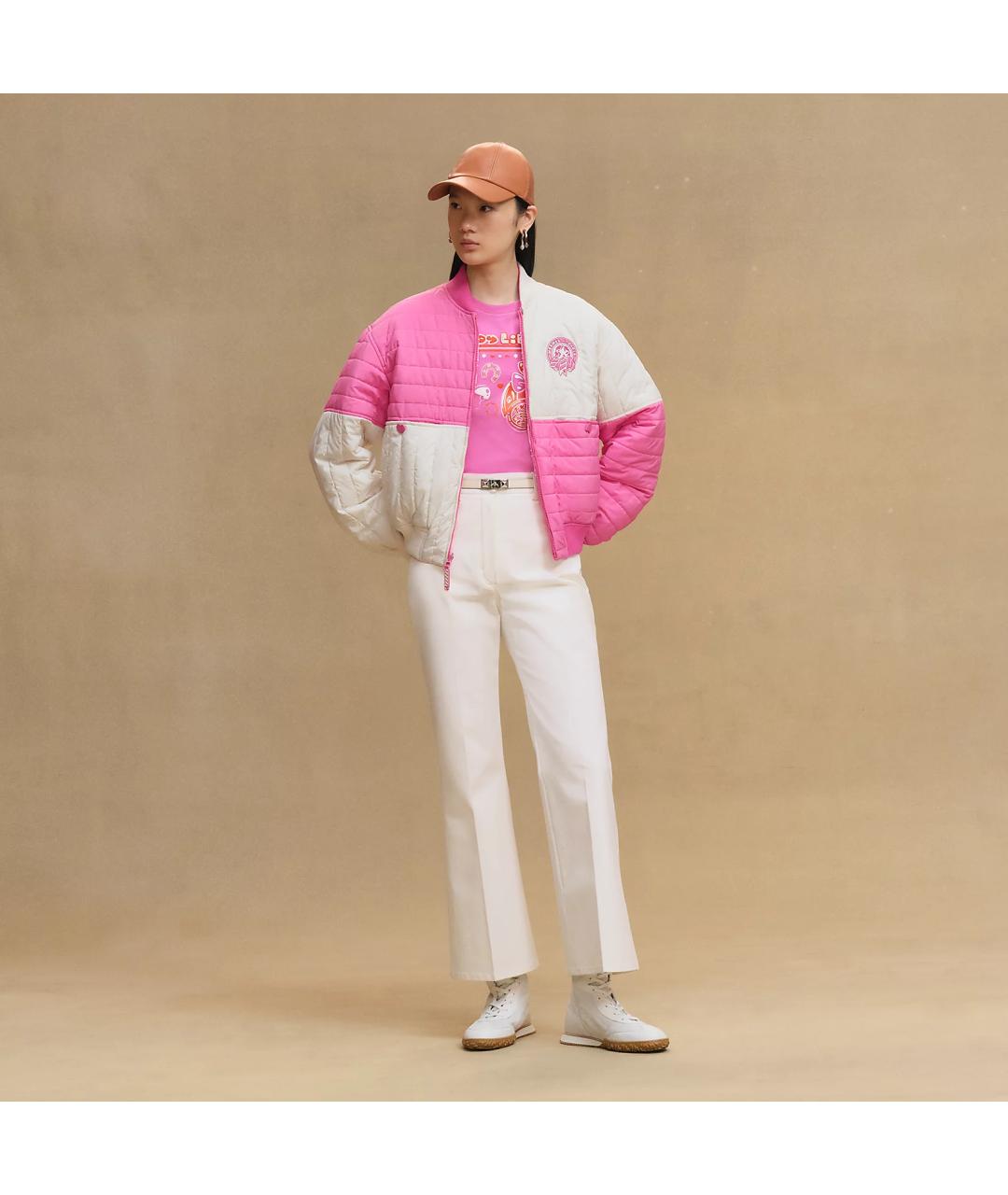 HERMES Белая полиэстеровая куртка, фото 2