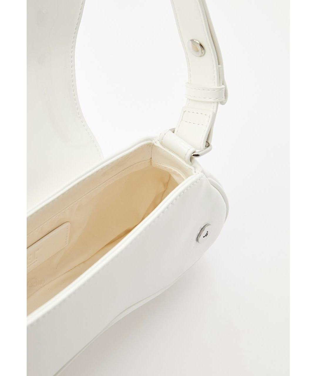 DIESEL Белая сумка с короткими ручками из искусственной кожи, фото 3