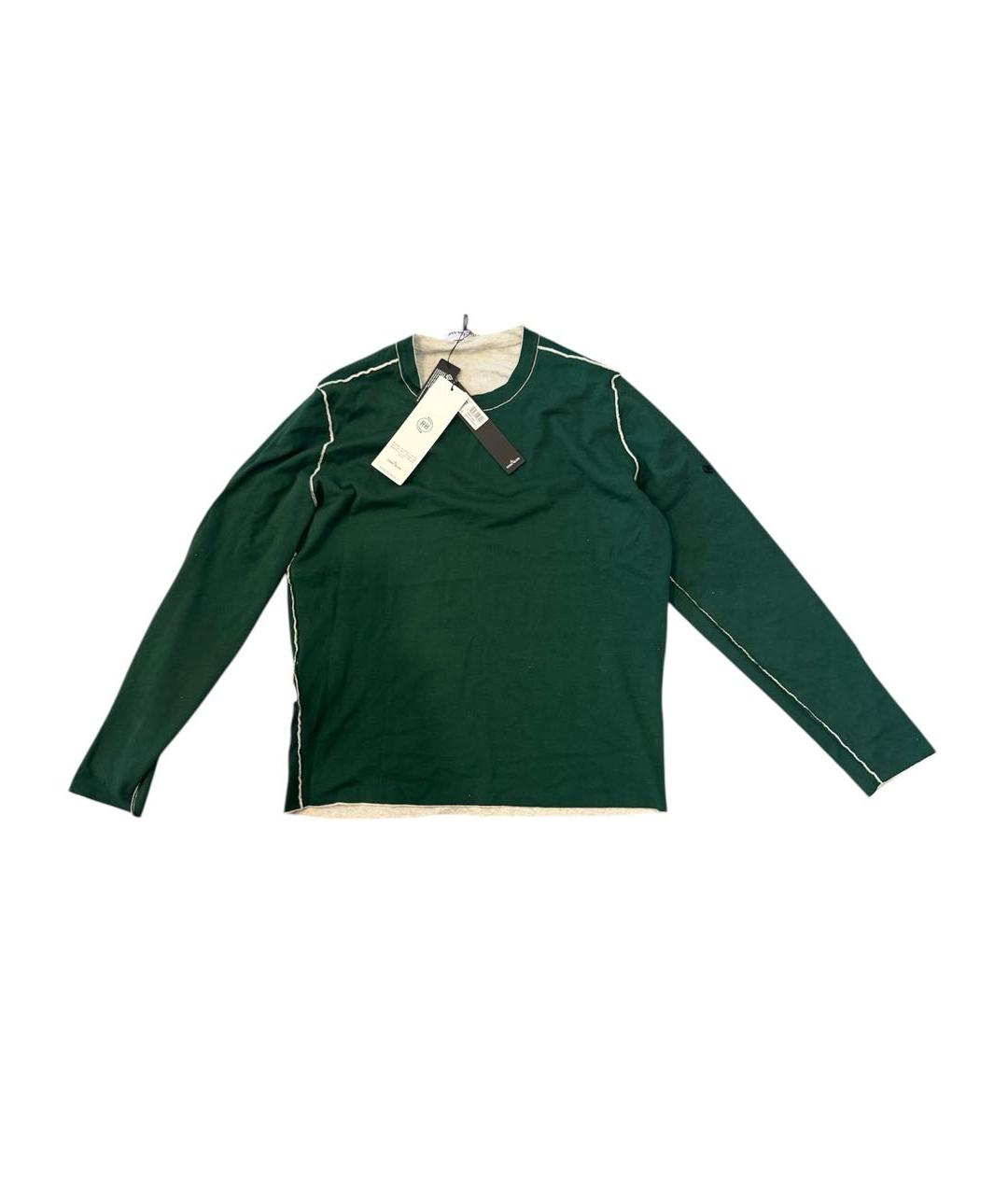 STONE ISLAND Зеленый джемпер / свитер, фото 3