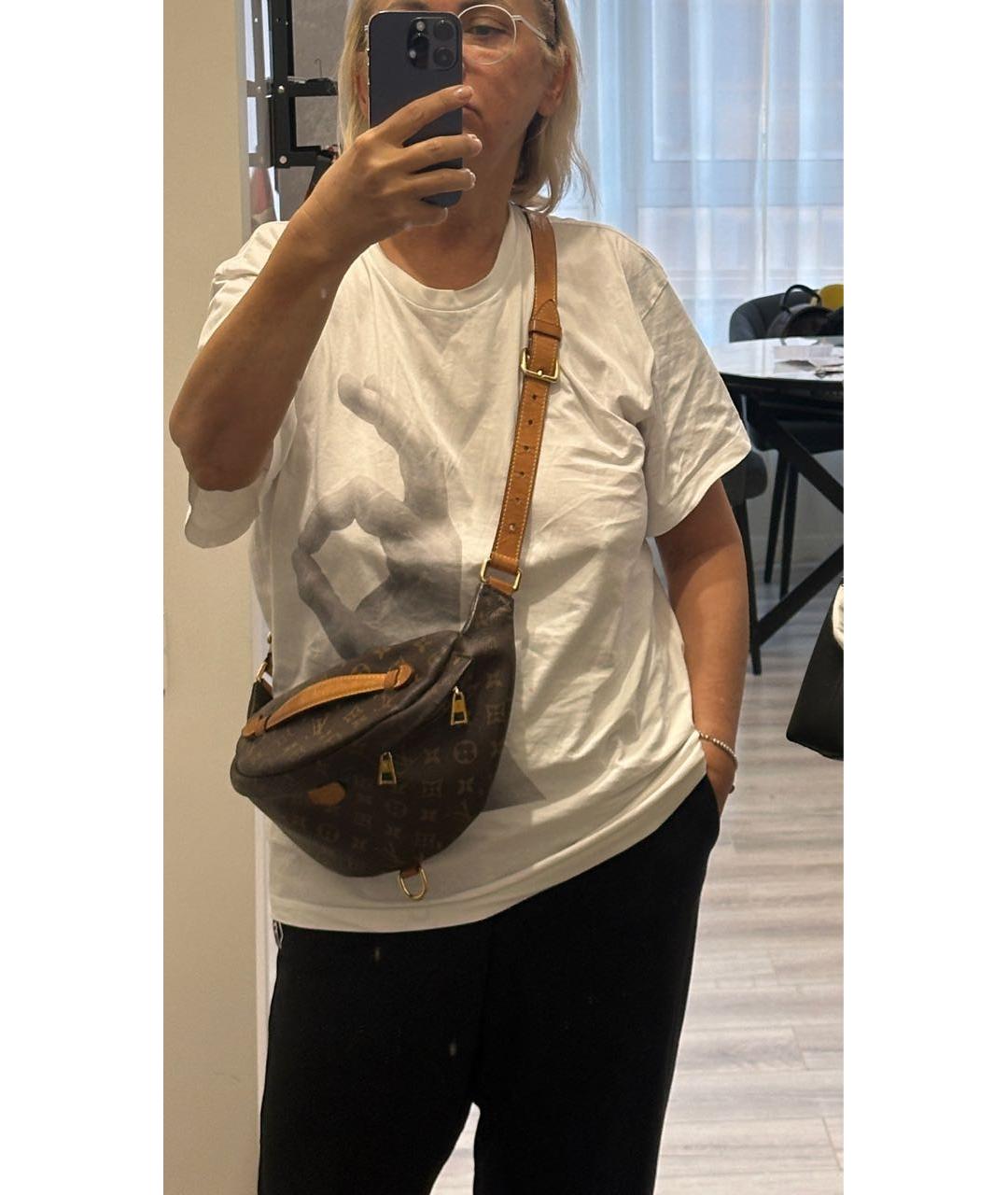 LOUIS VUITTON Коричневая поясная сумка, фото 6