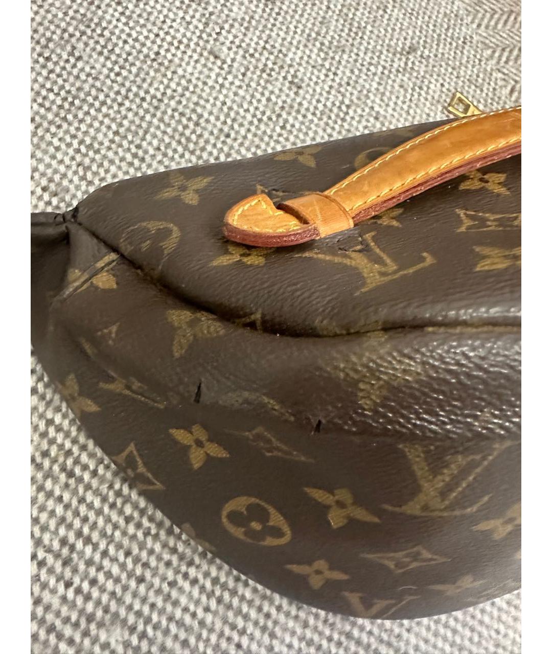 LOUIS VUITTON Коричневая поясная сумка, фото 8