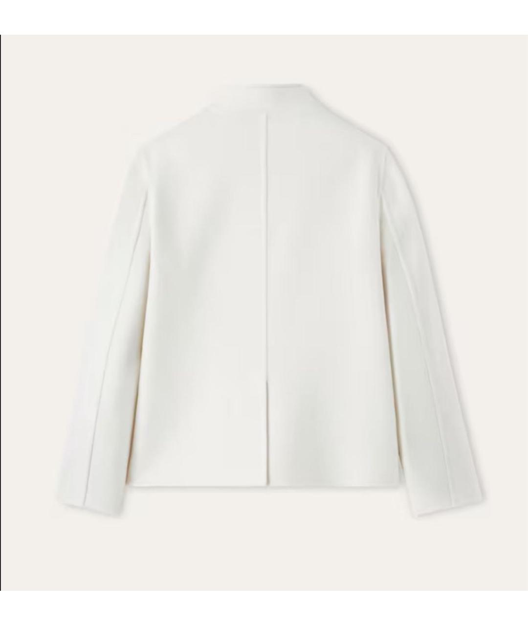 LORO PIANA Белый кашемировый жакет/пиджак, фото 2