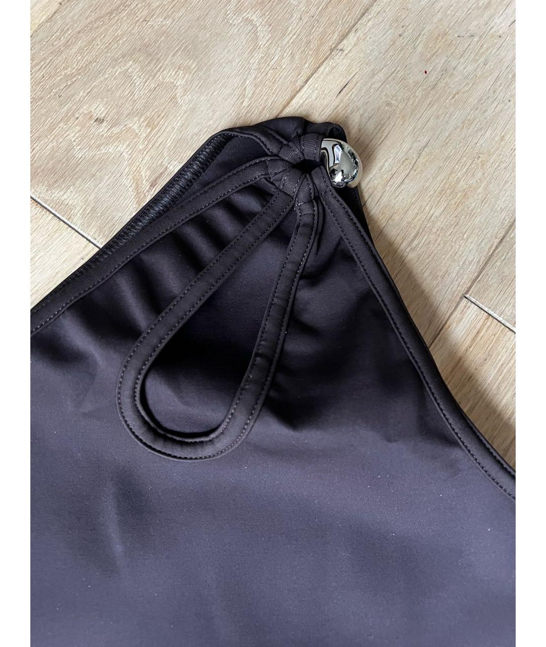 BOTTEGA VENETA Коричневый полиамидовый купальник, фото 2