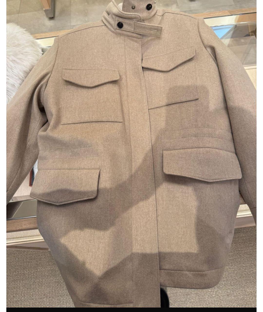 LORO PIANA Бежевая кашемировая куртка, фото 4