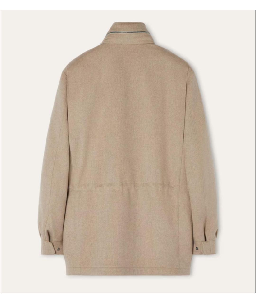LORO PIANA Бежевая кашемировая куртка, фото 2
