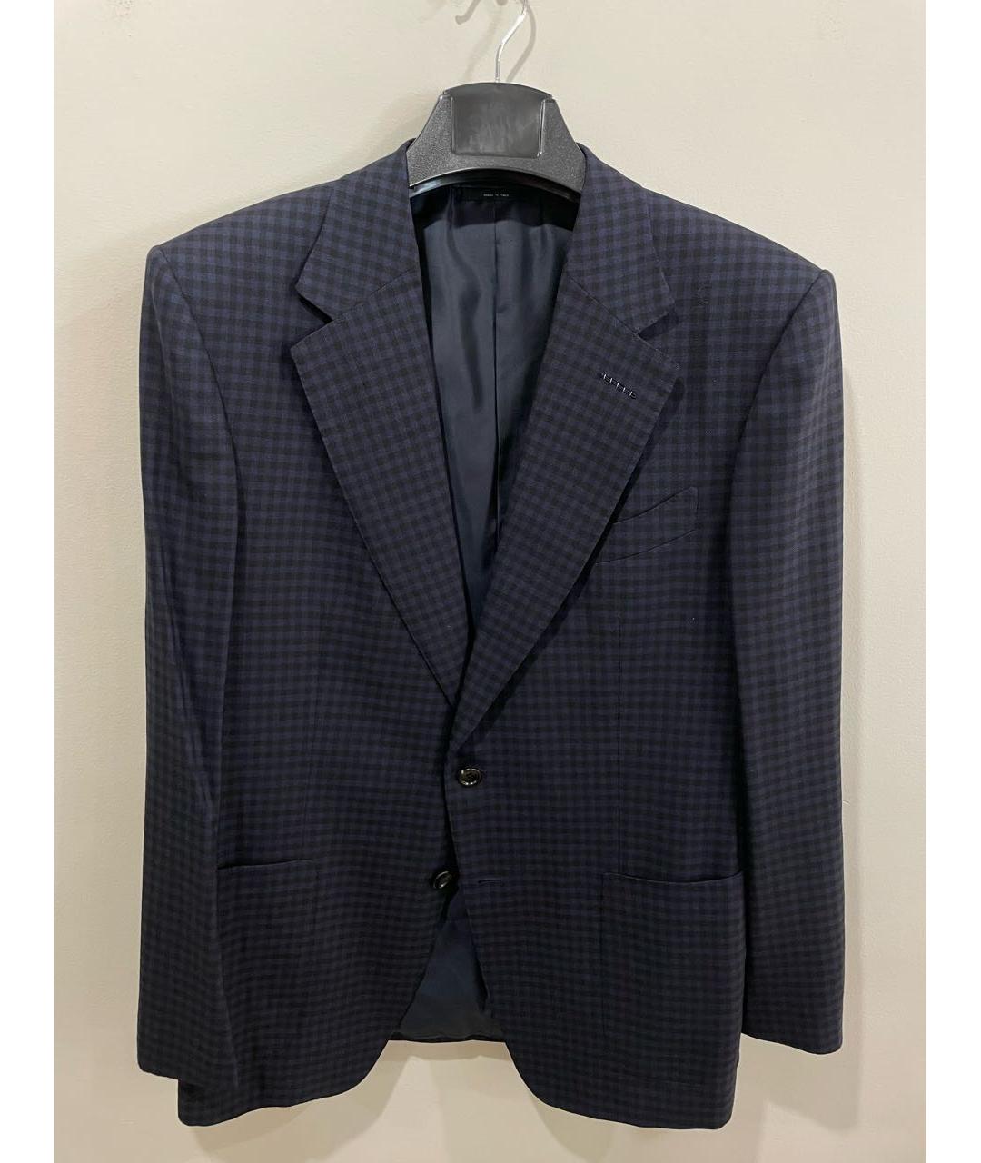 TOM FORD Темно-синий шерстяной пиджак, фото 8