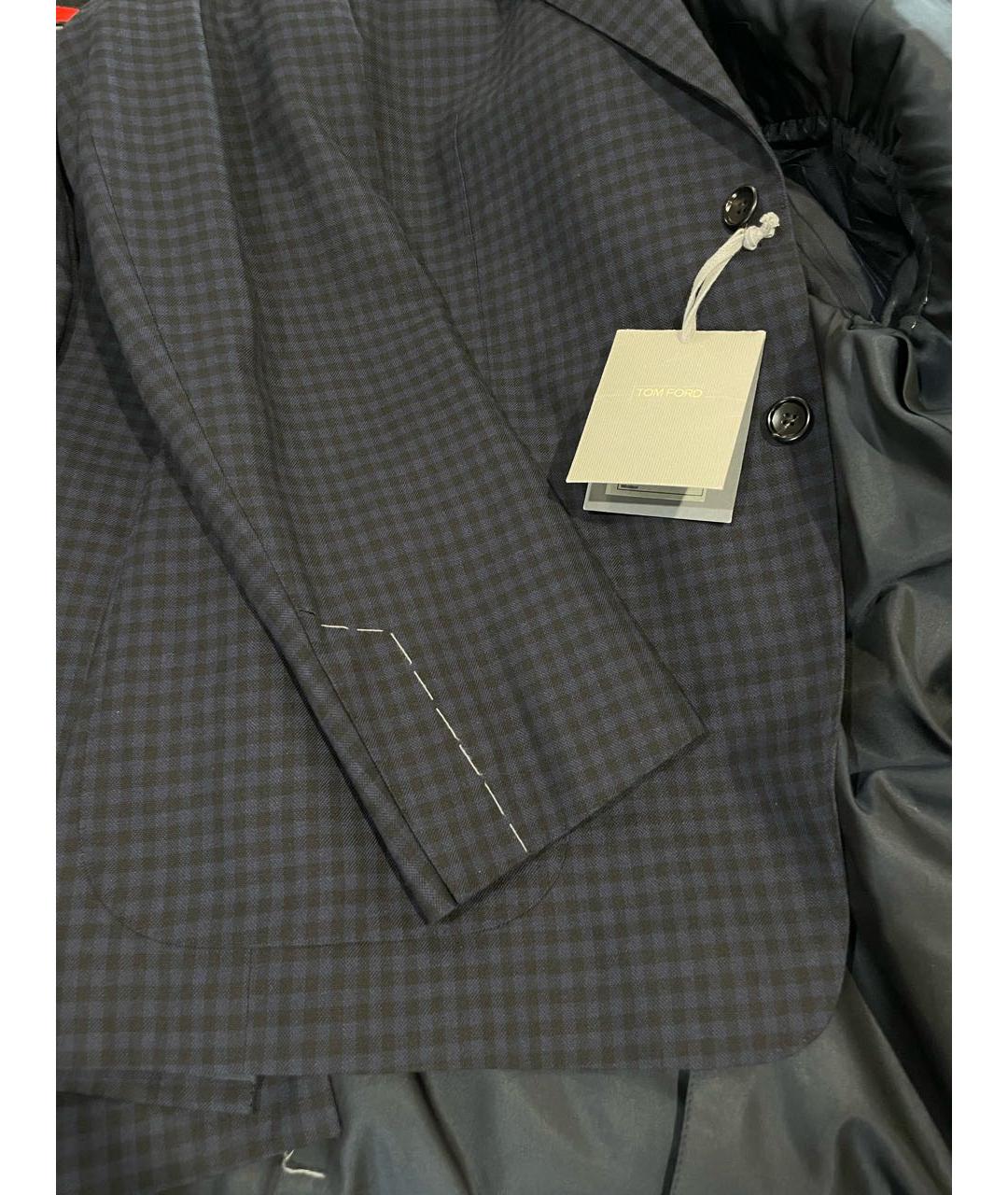 TOM FORD Темно-синий шерстяной пиджак, фото 5