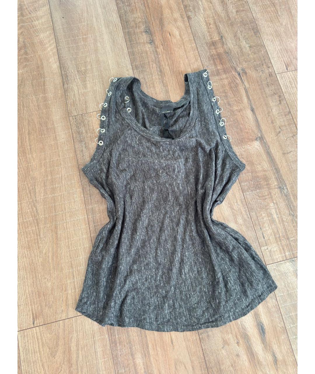 PINKO Серая майка, фото 7