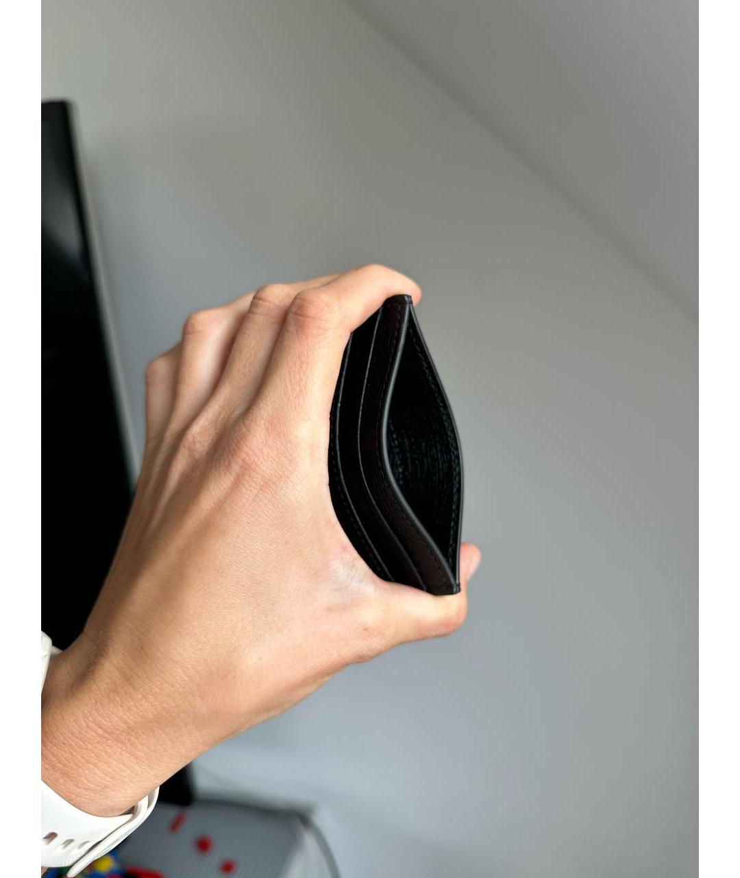 GUCCI Черный кожаный кардхолдер, фото 4