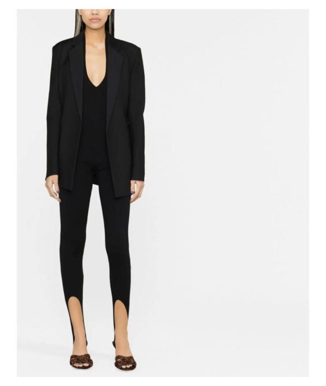 SAINT LAURENT Черный шерстяной комбинезон, фото 7