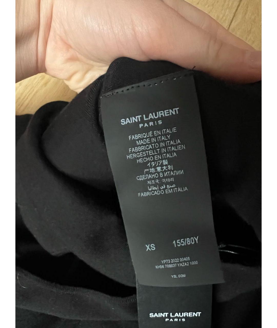 SAINT LAURENT Черный шерстяной комбинезон, фото 8