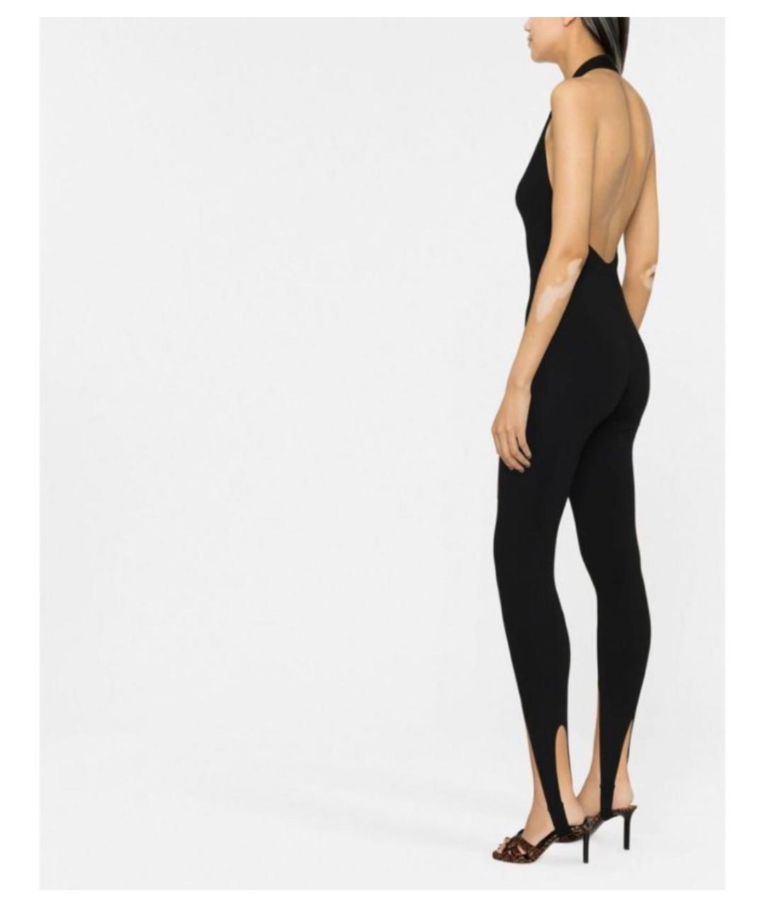 SAINT LAURENT Черный шерстяной комбинезон, фото 6