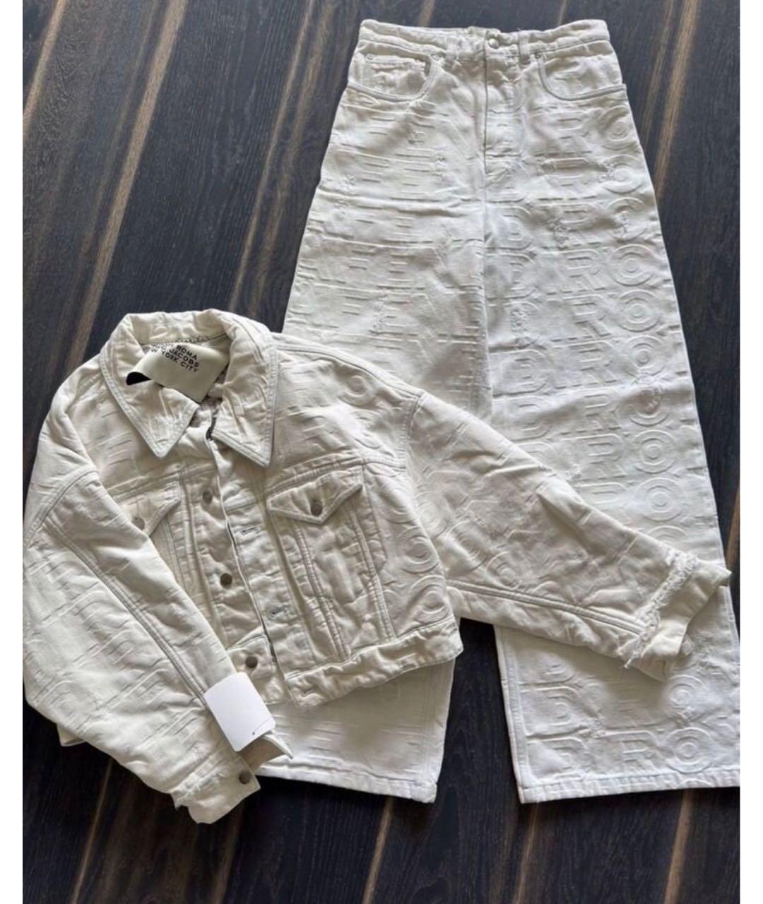 FENDI Белый хлопковый костюм с брюками, фото 3