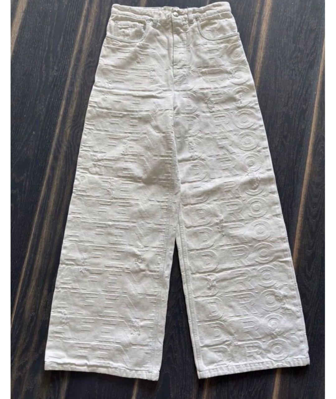 FENDI Белый хлопковый костюм с брюками, фото 2