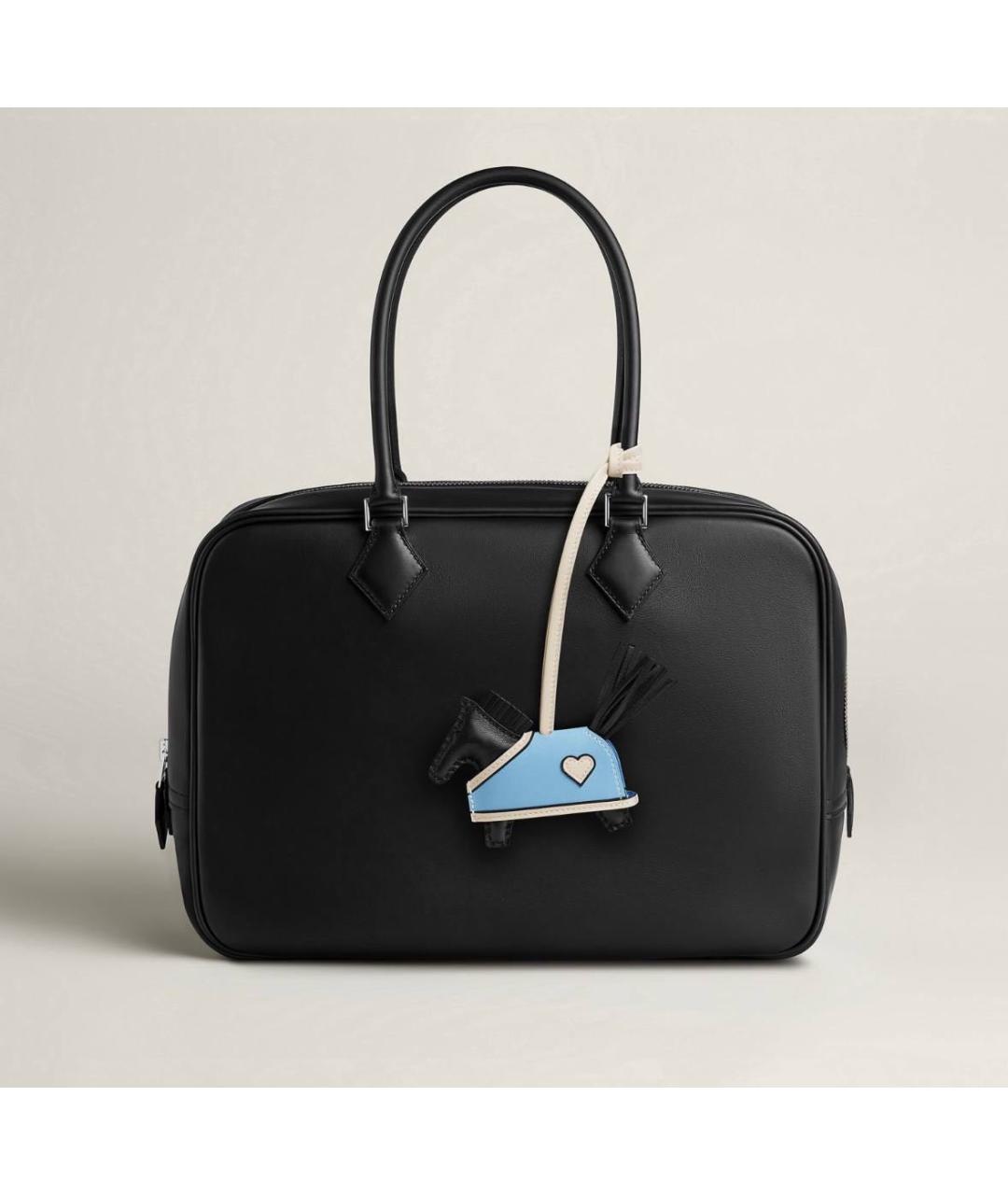 HERMES Черный брелок, фото 4