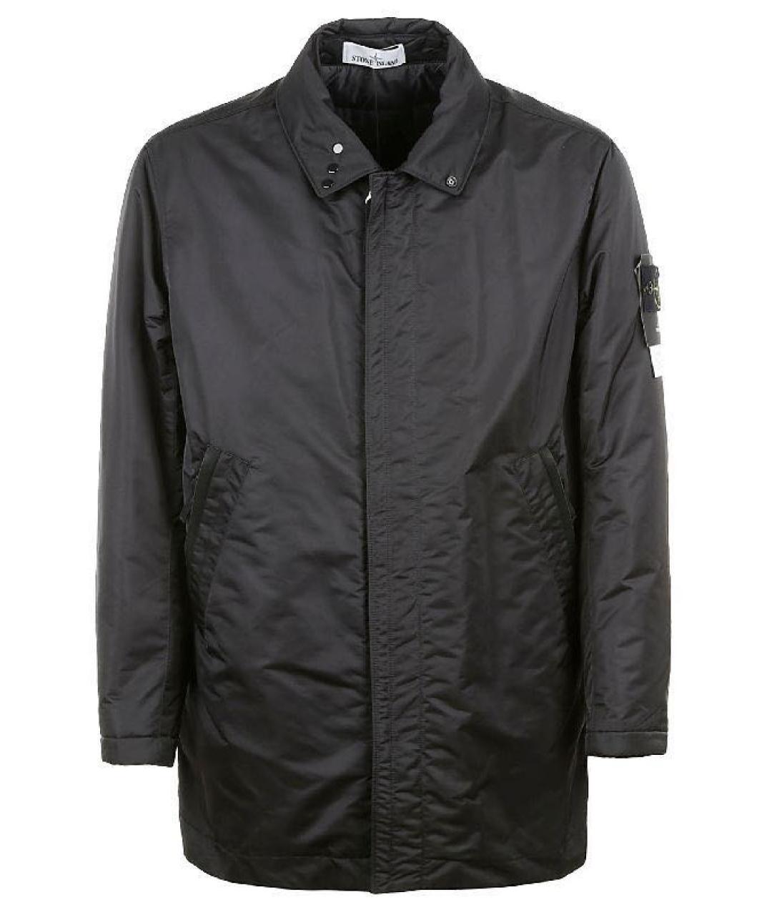 STONE ISLAND Черная полиамидовая куртка, фото 1