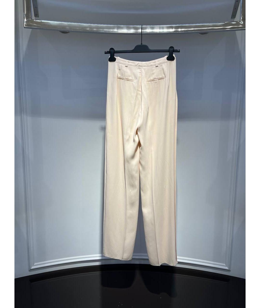 FENDI Бежевые брюки широкие, фото 2