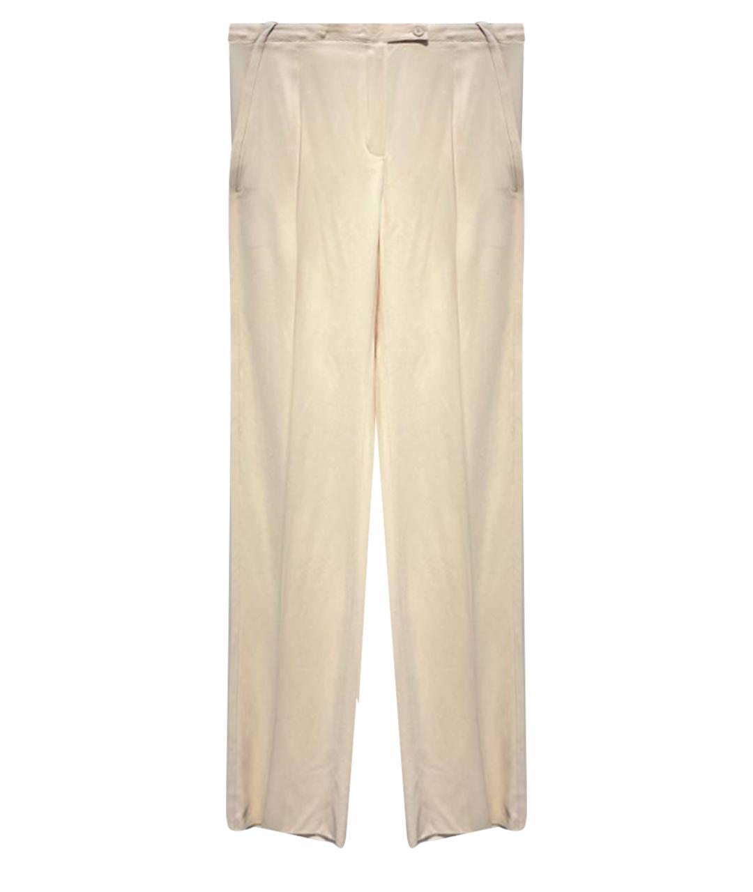 FENDI Бежевые брюки широкие, фото 1