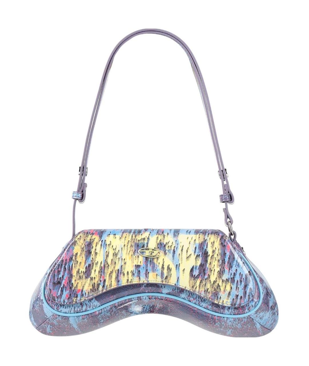 DIESEL Мульти кожаная сумка с короткими ручками, фото 4