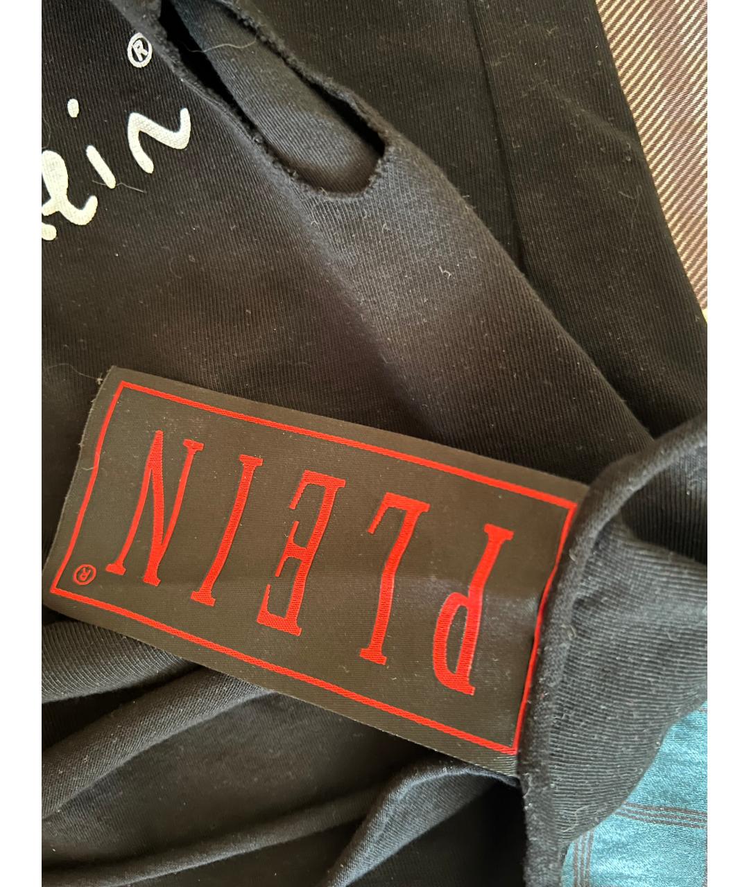 PHILIPP PLEIN Черная хлопковая футболка, фото 5