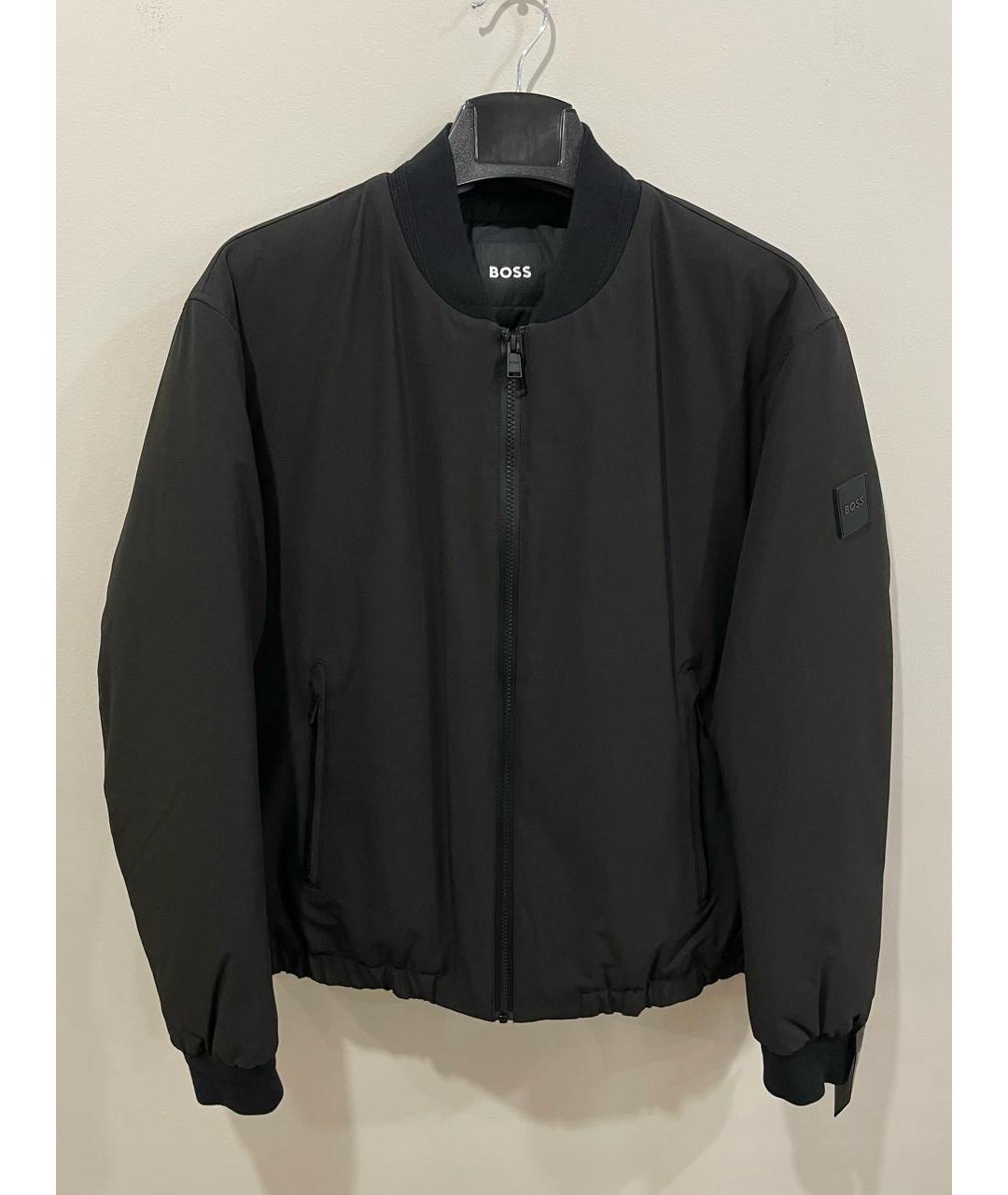 HUGO BOSS Черная полиэстеровая куртка, фото 7