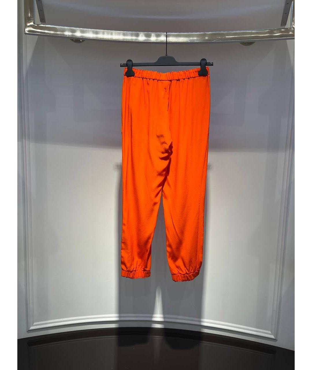FENDI Оранжевое брюки узкие, фото 2