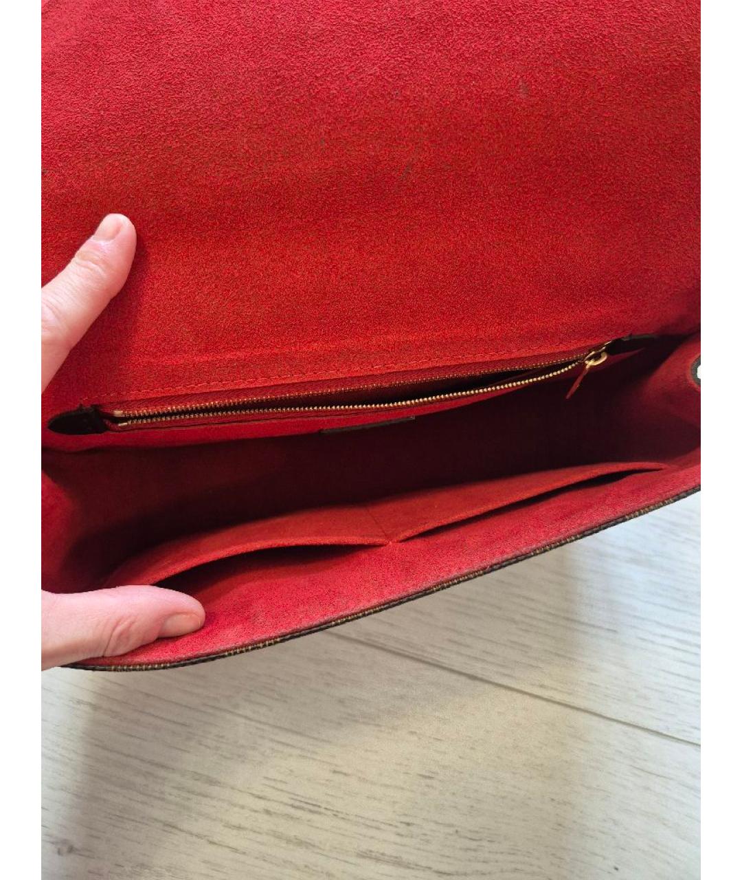 LOUIS VUITTON Коричневая сумка через плечо, фото 4