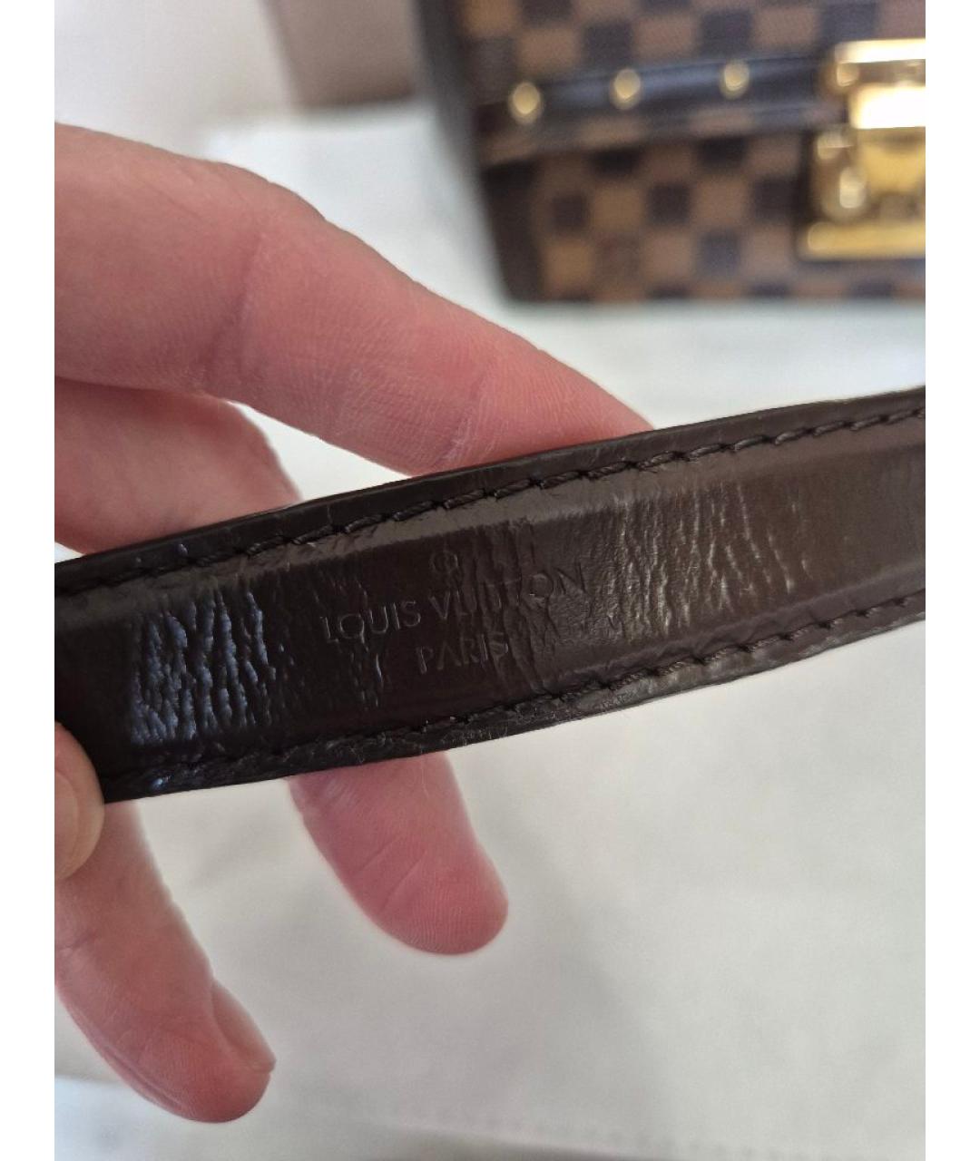 LOUIS VUITTON Коричневая сумка через плечо, фото 8