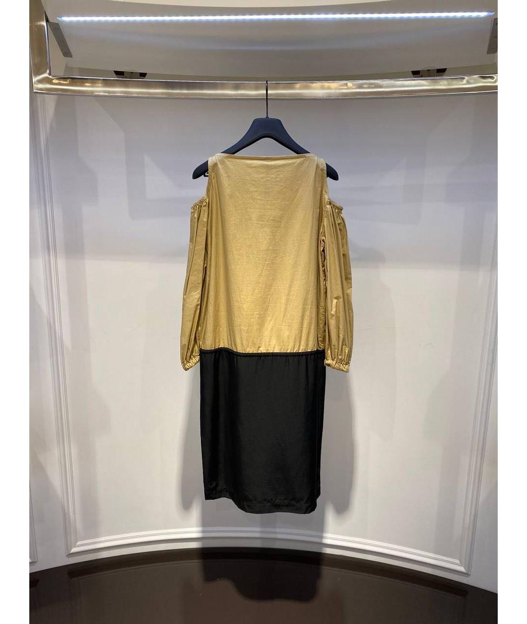 FENDI Золотое повседневное платье, фото 2