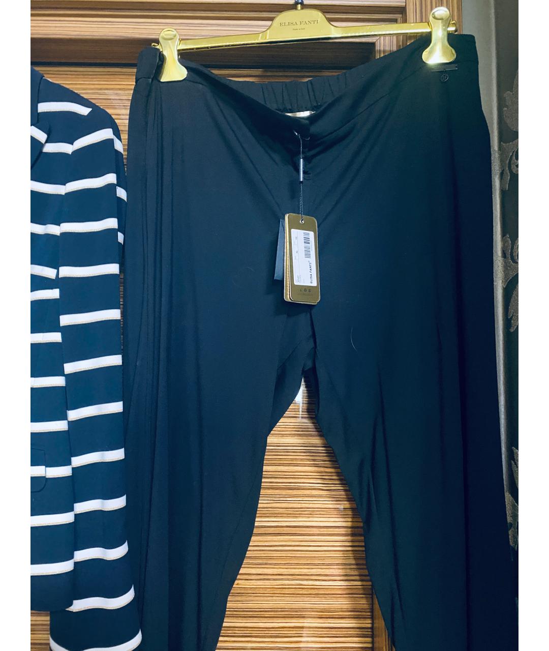 ESCADA Темно-синий вискозный костюм с брюками, фото 4