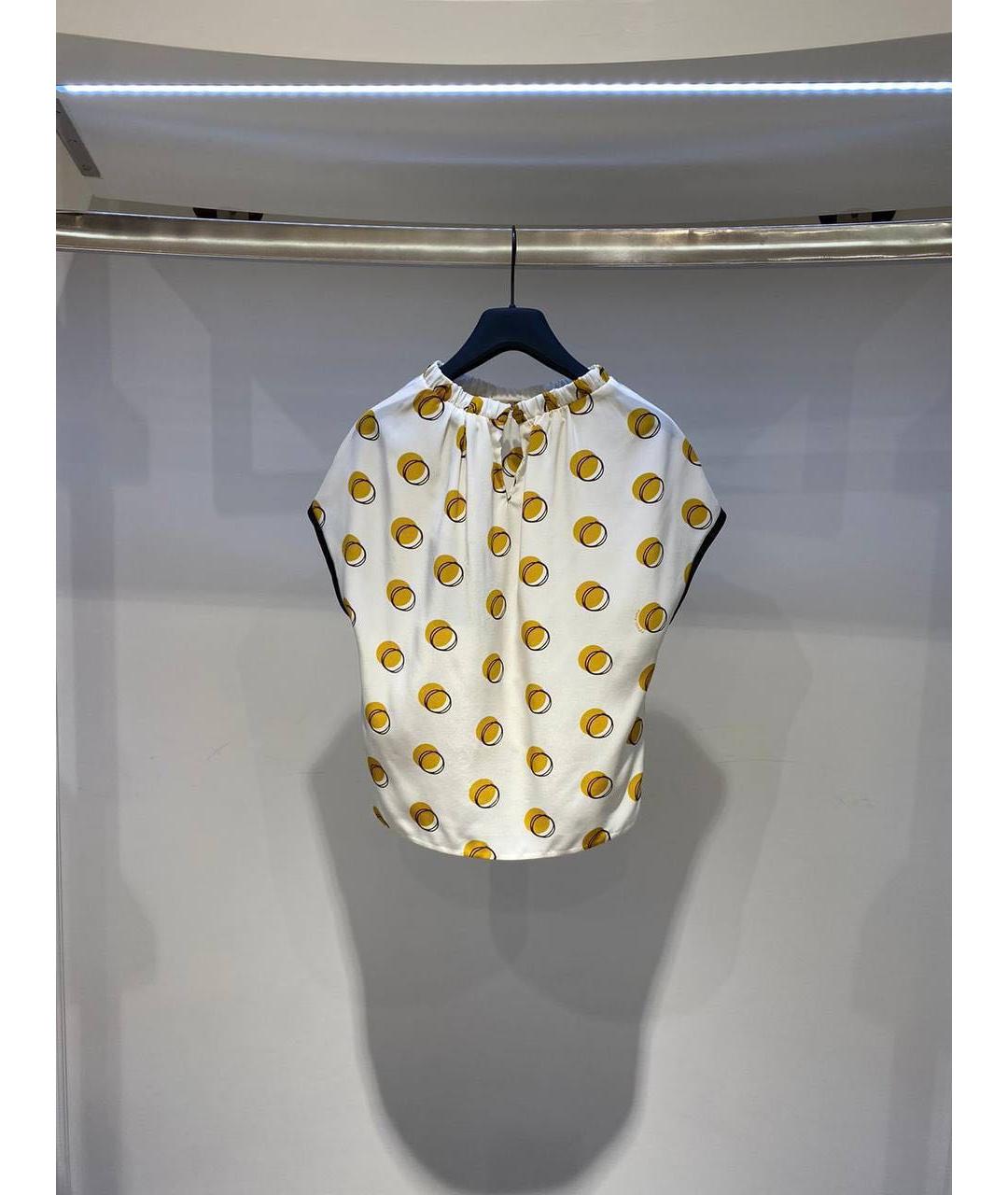 FENDI Белая блузы, фото 3