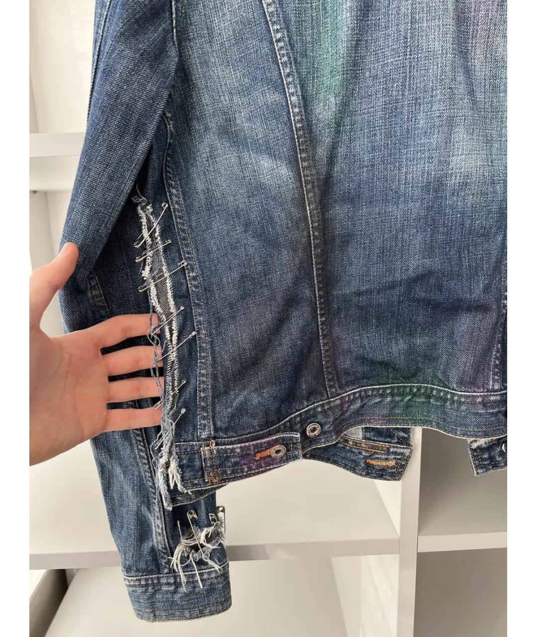DOLCE&GABBANA Синяя деним куртка, фото 6