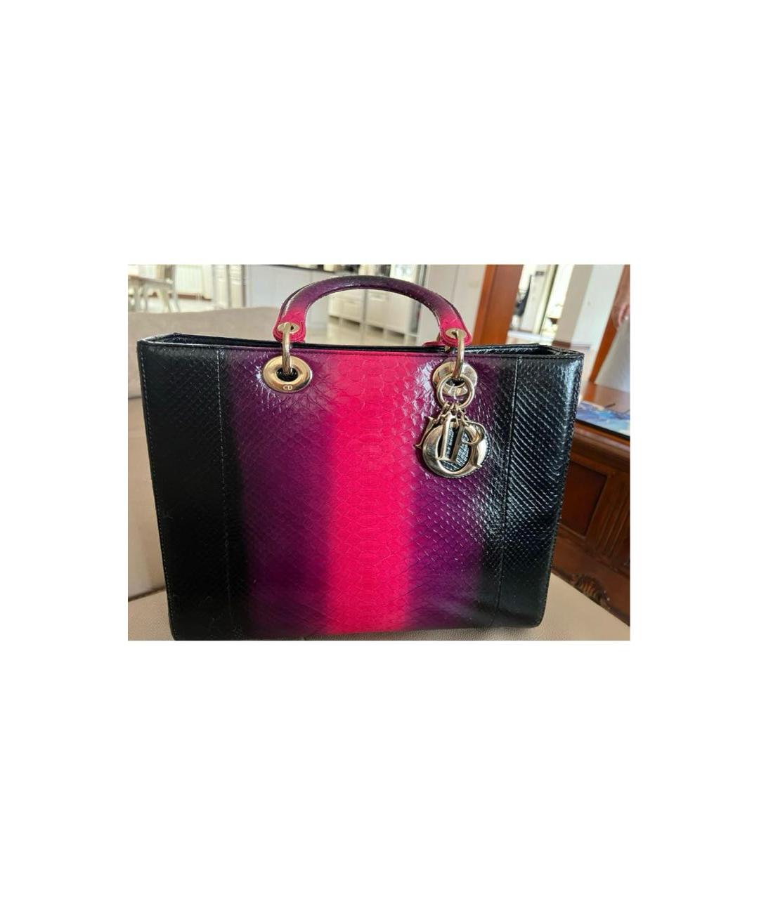 CHRISTIAN DIOR Мульти сумка тоут из экзотической кожи, фото 5