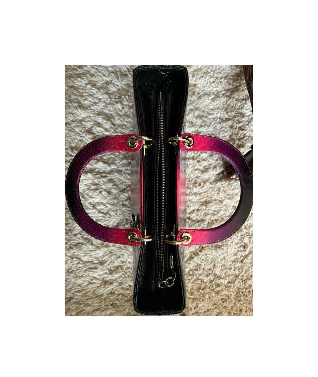 CHRISTIAN DIOR Мульти сумка тоут из экзотической кожи, фото 4