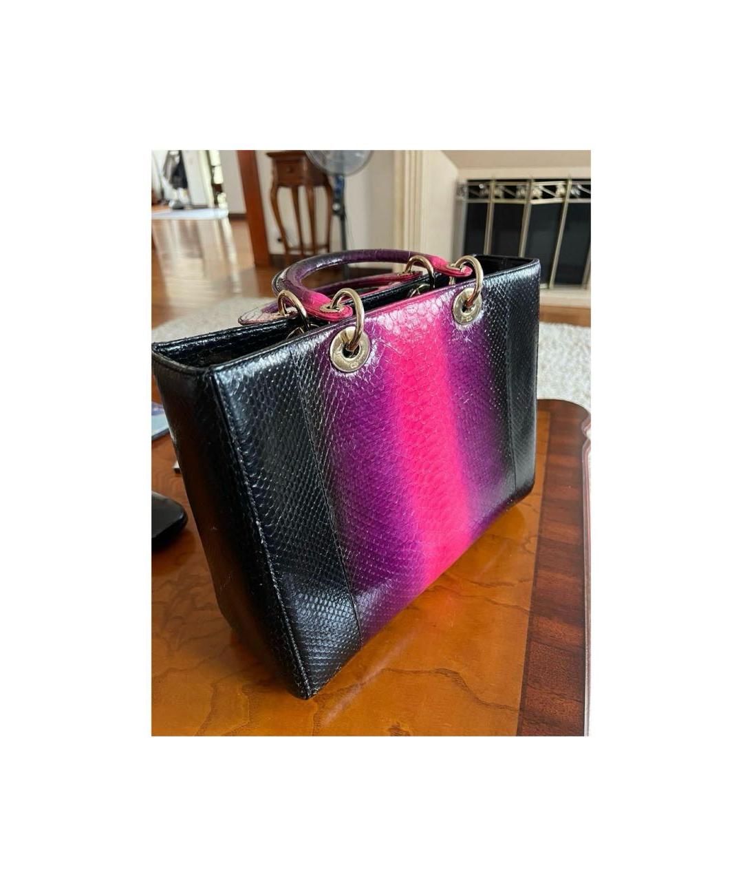 CHRISTIAN DIOR Мульти сумка тоут из экзотической кожи, фото 3