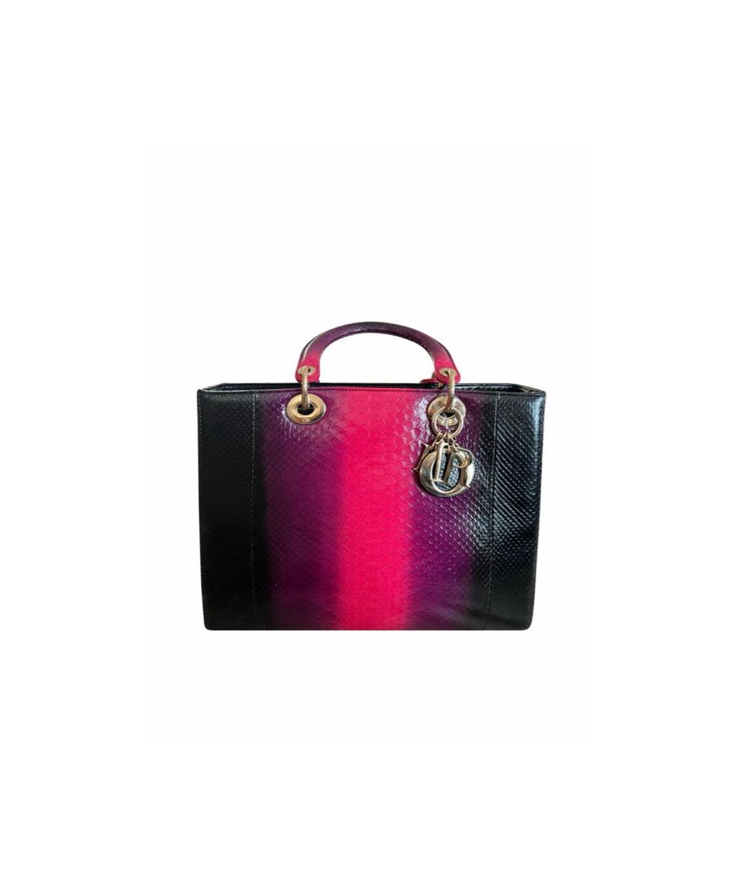 CHRISTIAN DIOR Мульти сумка тоут из экзотической кожи, фото 2