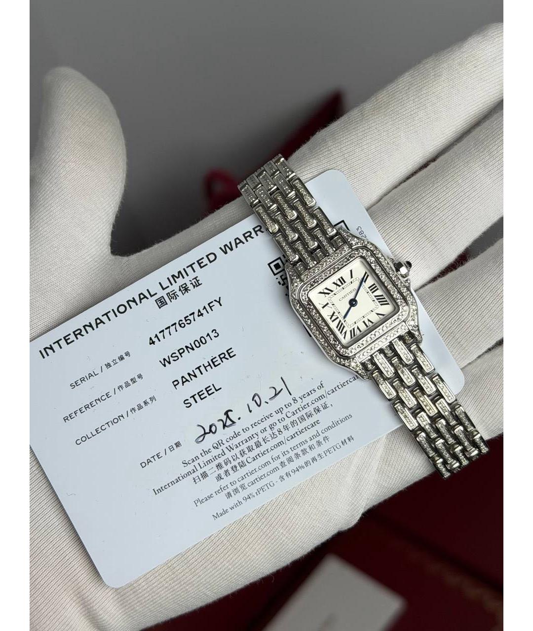 CARTIER Серебряные часы, фото 8