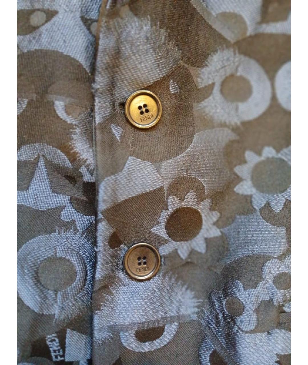 FENDI Синий полиэстеровый комплект, фото 7