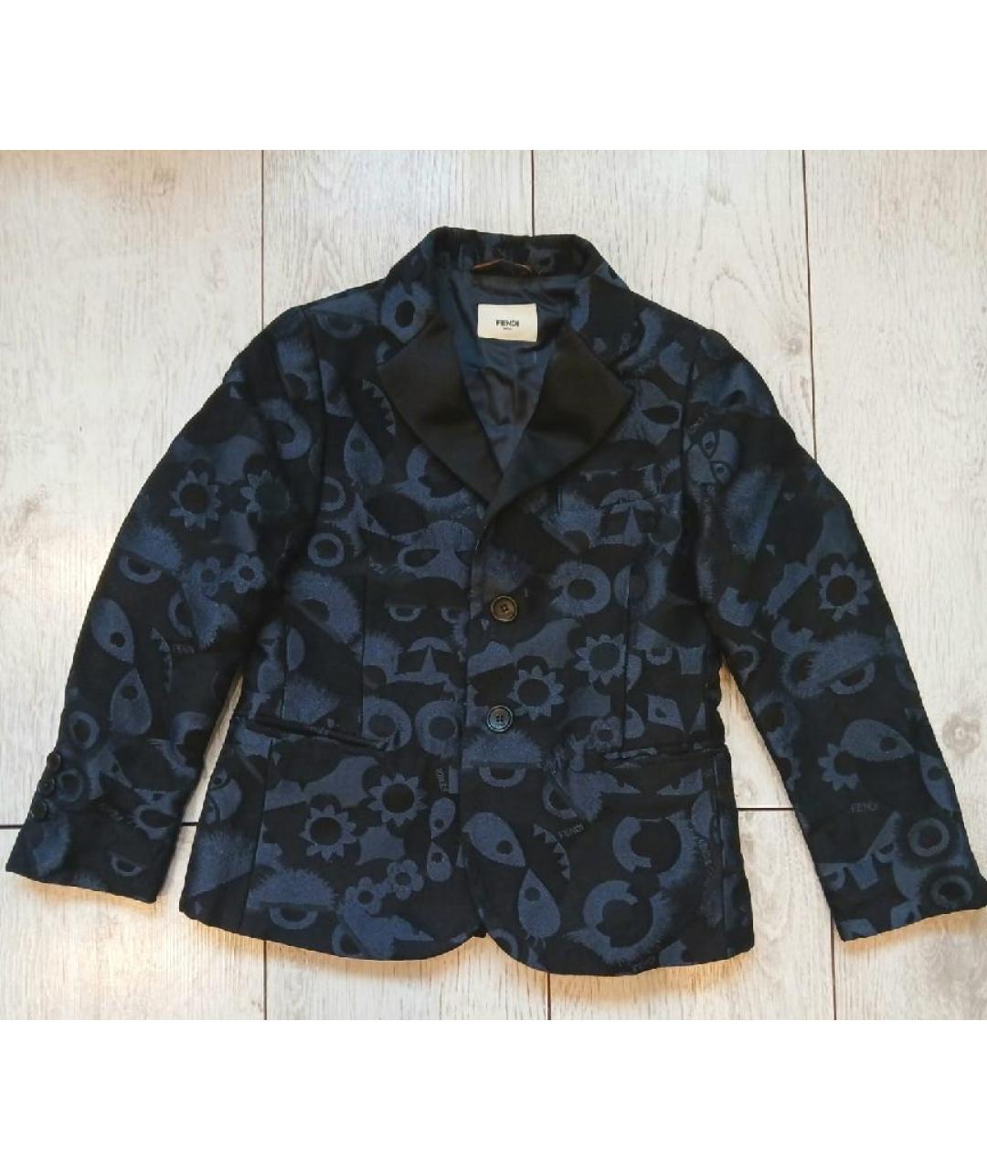 FENDI Синий полиэстеровый комплект, фото 5