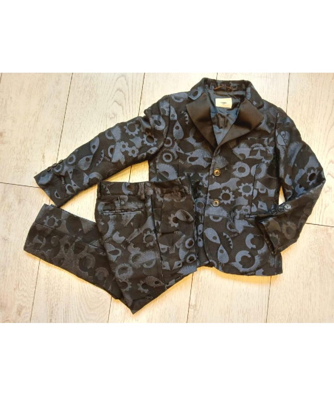 FENDI Синий полиэстеровый комплект, фото 9