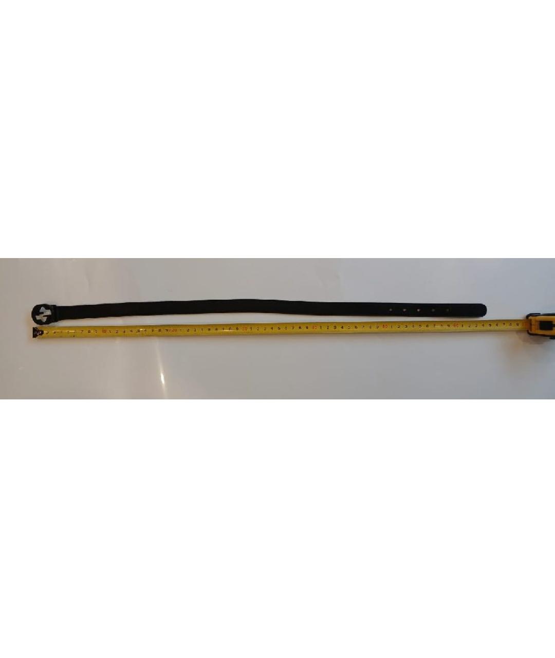 GUCCI Черный кожаный ремень, фото 5